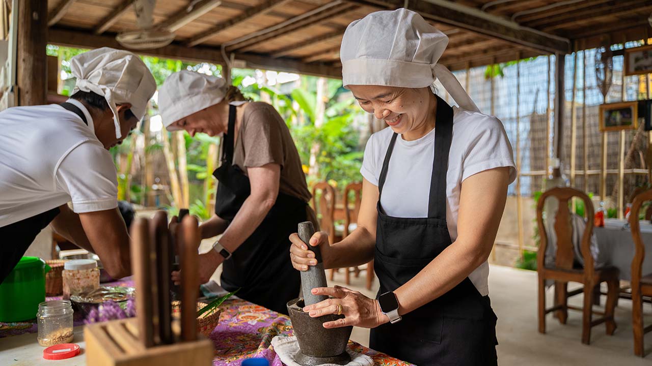 Local cooking class in Cambodia